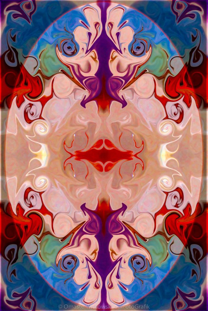 Drenched In Awareness Abstract Healing Artwork by Omaste Witkowski